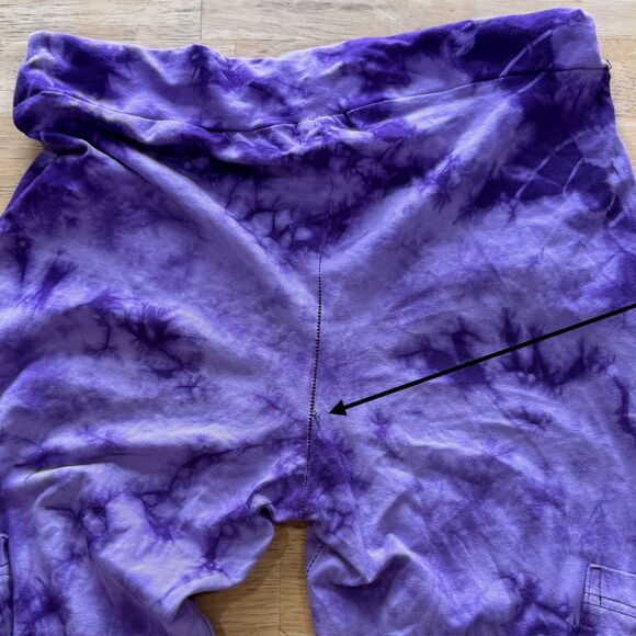 Grateful Dead Steal your Face Mandala Tree Print Booty Bell Pants Tie Dye Small - Picture 5 of 13